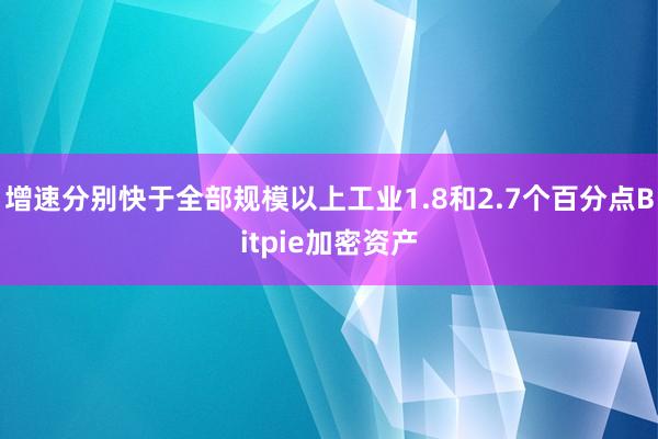 增速分别快于全部规模以上工业1.8和2.7个百分点Bitpie加密资产