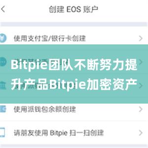 Bitpie团队不断努力提升产品Bitpie加密资产